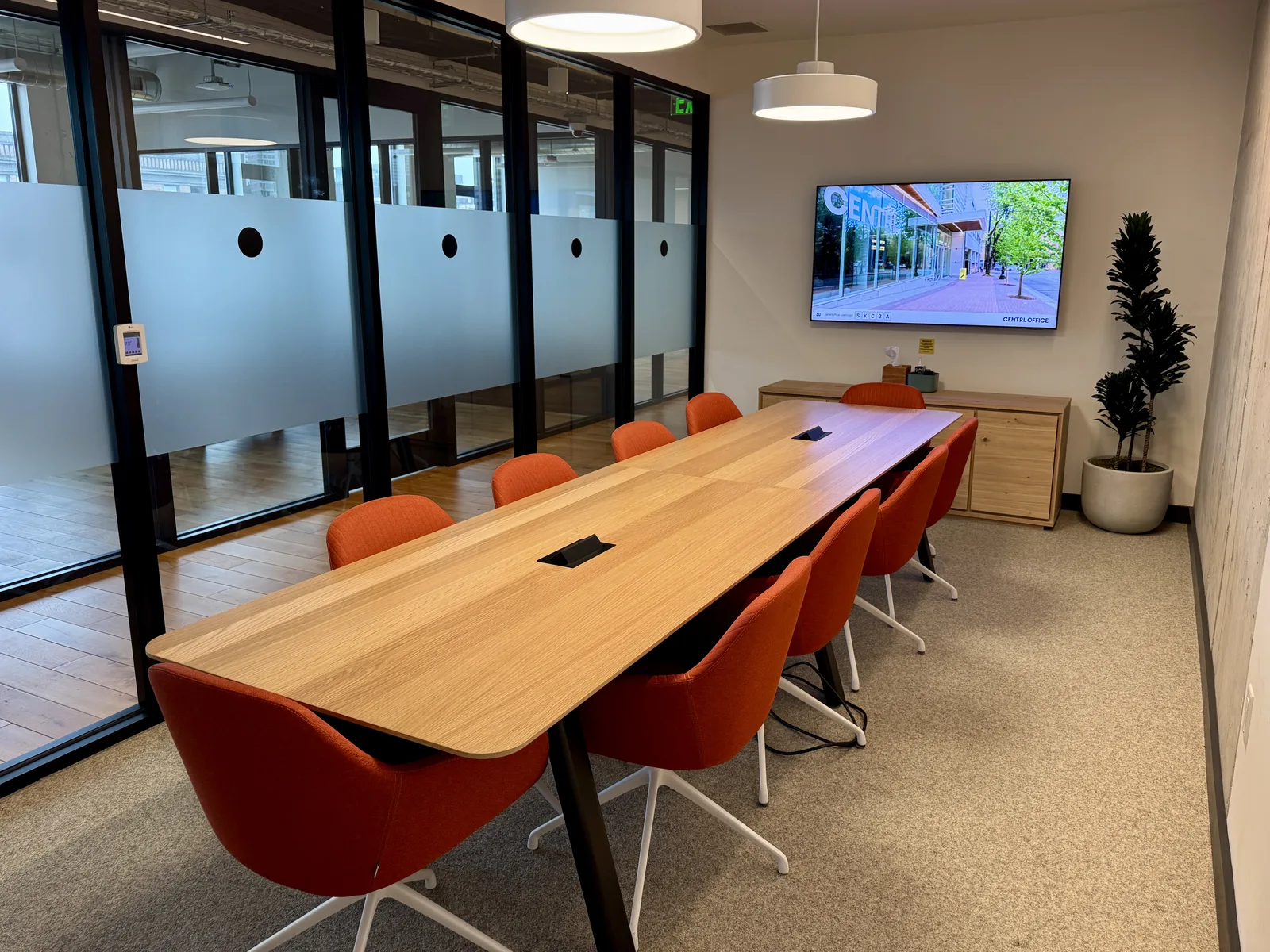 Meeting room 3D at CENTRL Capitol Hill.