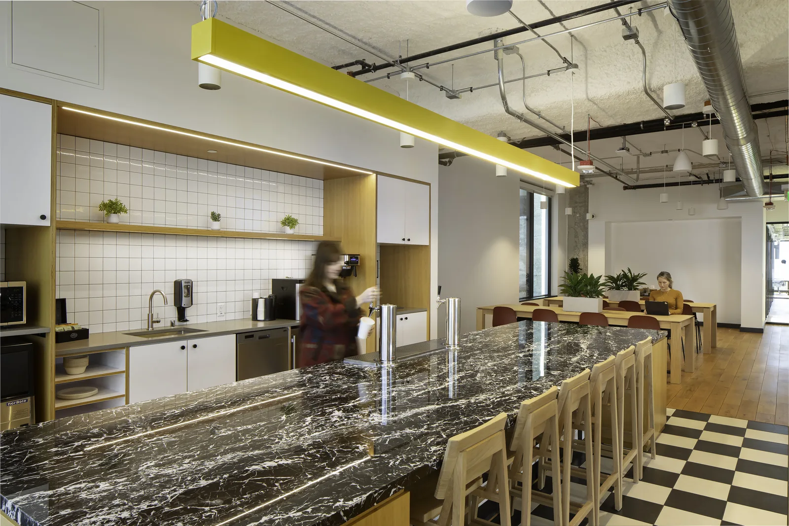 The kitchen at CENTRL Capitol Hill.