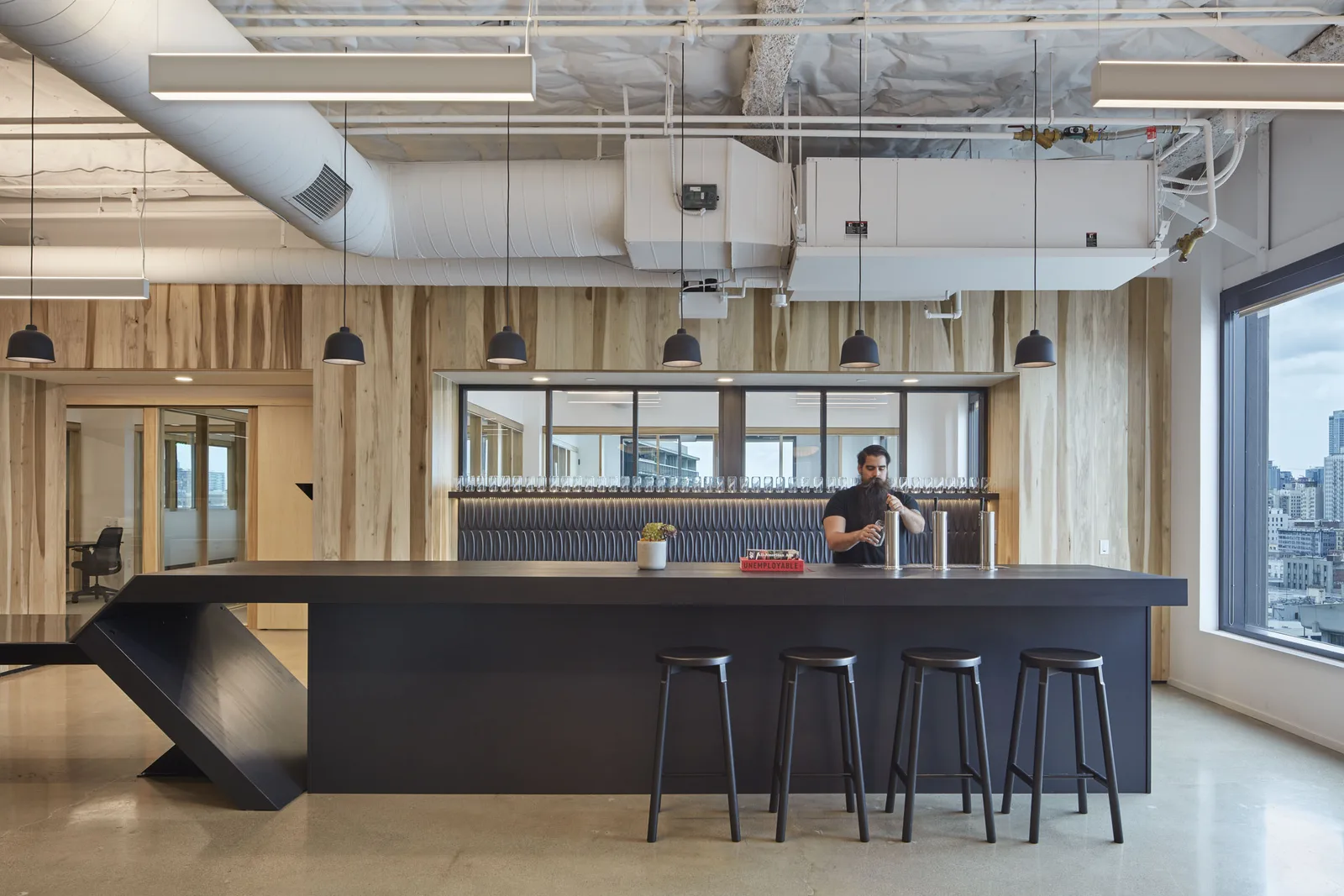 The 8th floor bar at CENTRL Downtown LA.