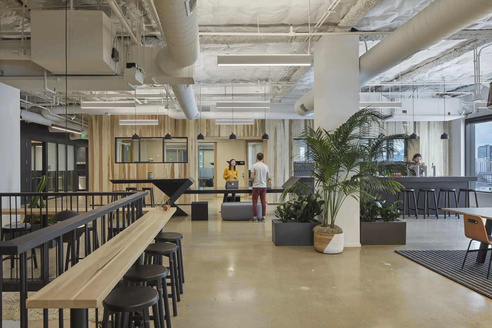The 8th floor reception at CENTRL Downtown LA.