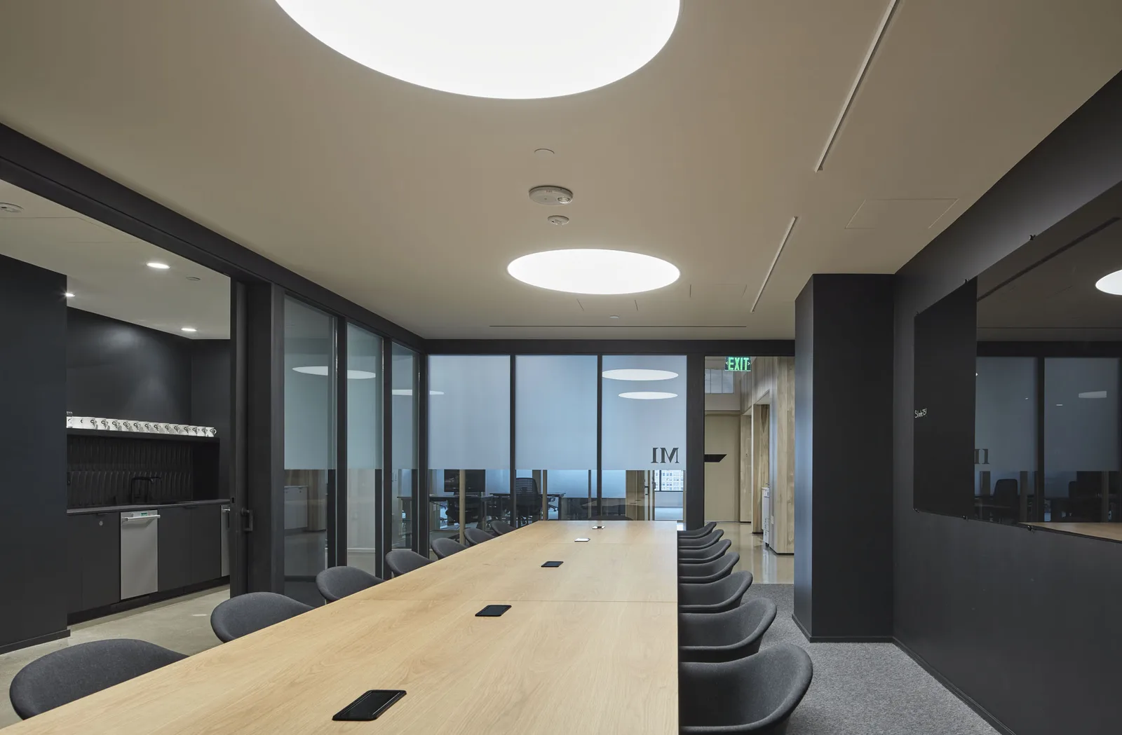 The boardroom at CENTRL Downtown LA.