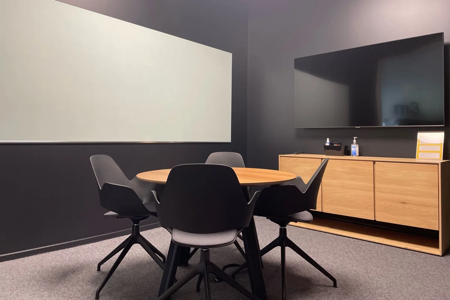 Meeting room M3 at CENTRL Downtown Sacramento.
