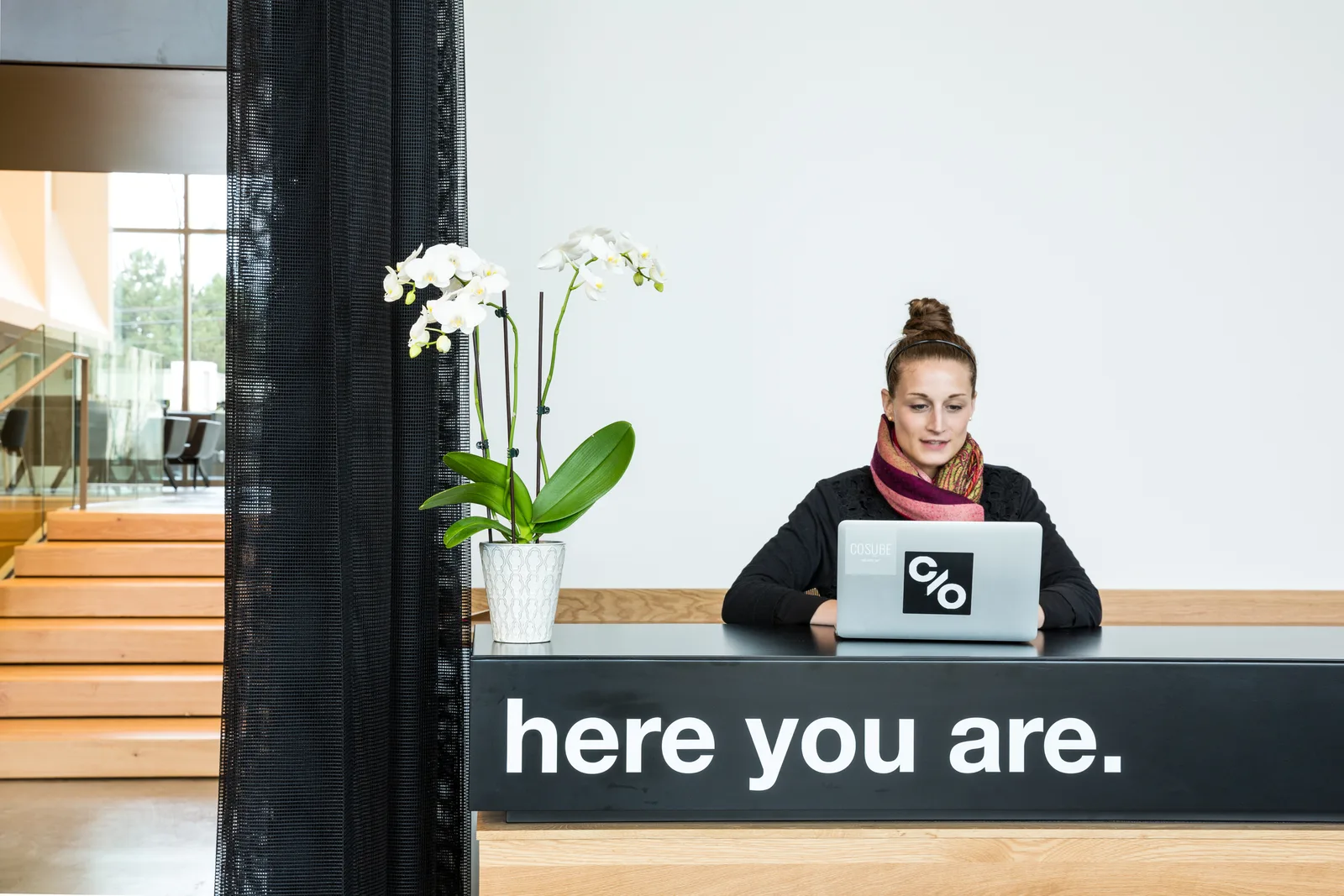 The front desk at CENTRL Eastside.