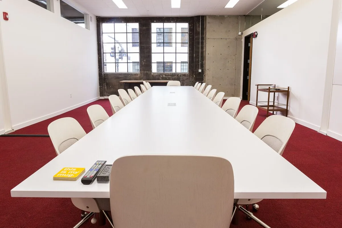 The boardroom at CENTRL Pearl District.