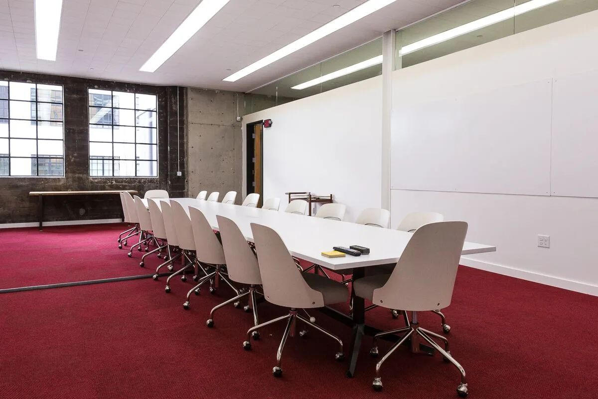 The boardroom at CENTRL Pearl District.