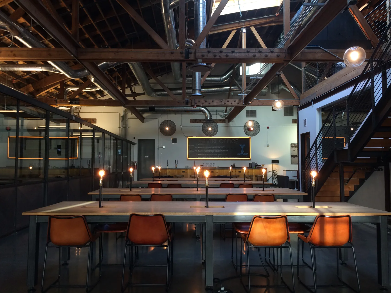 The open workspace at CENTRL Pearl District.