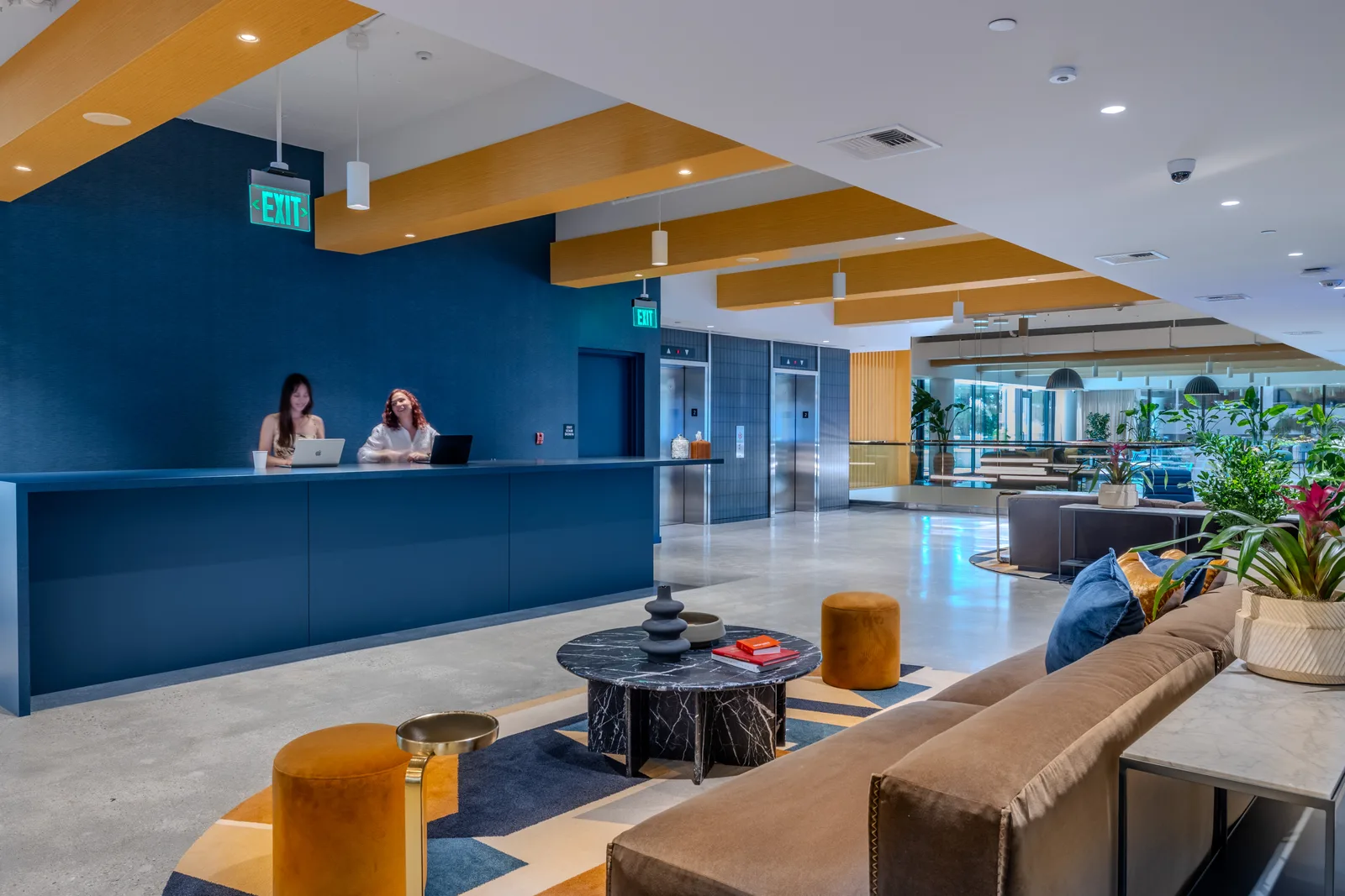 The reception at CENTRL South Bay II.