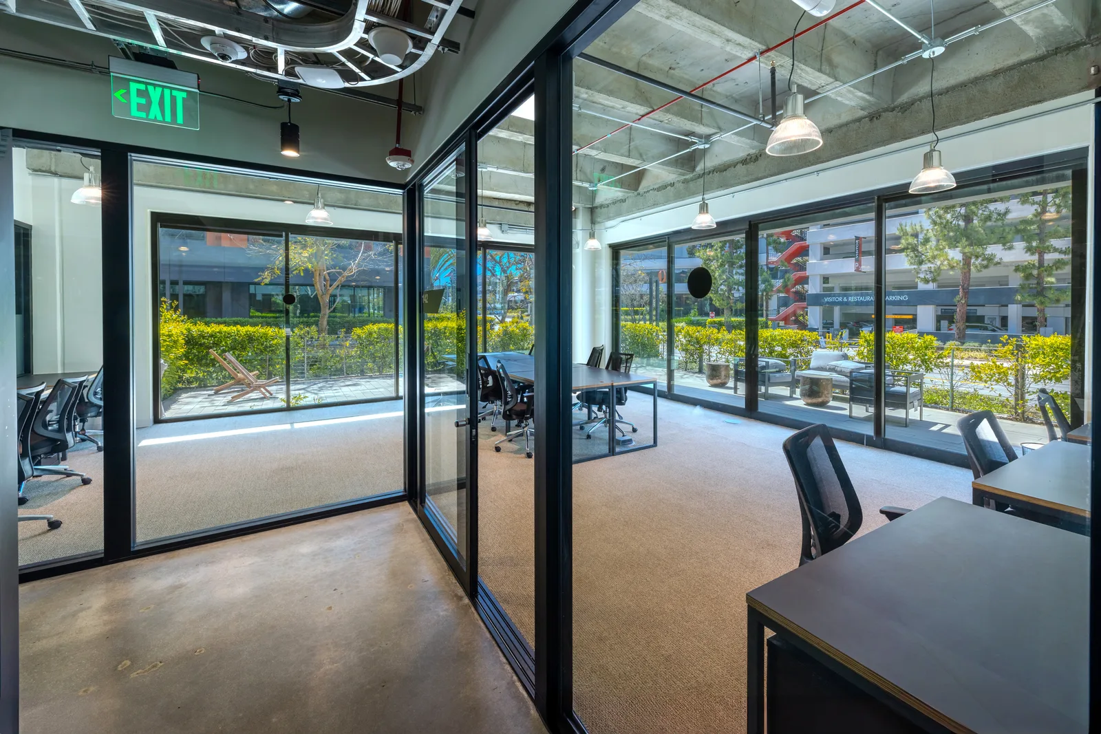 A team suite with garden views at CENTRL South Bay.