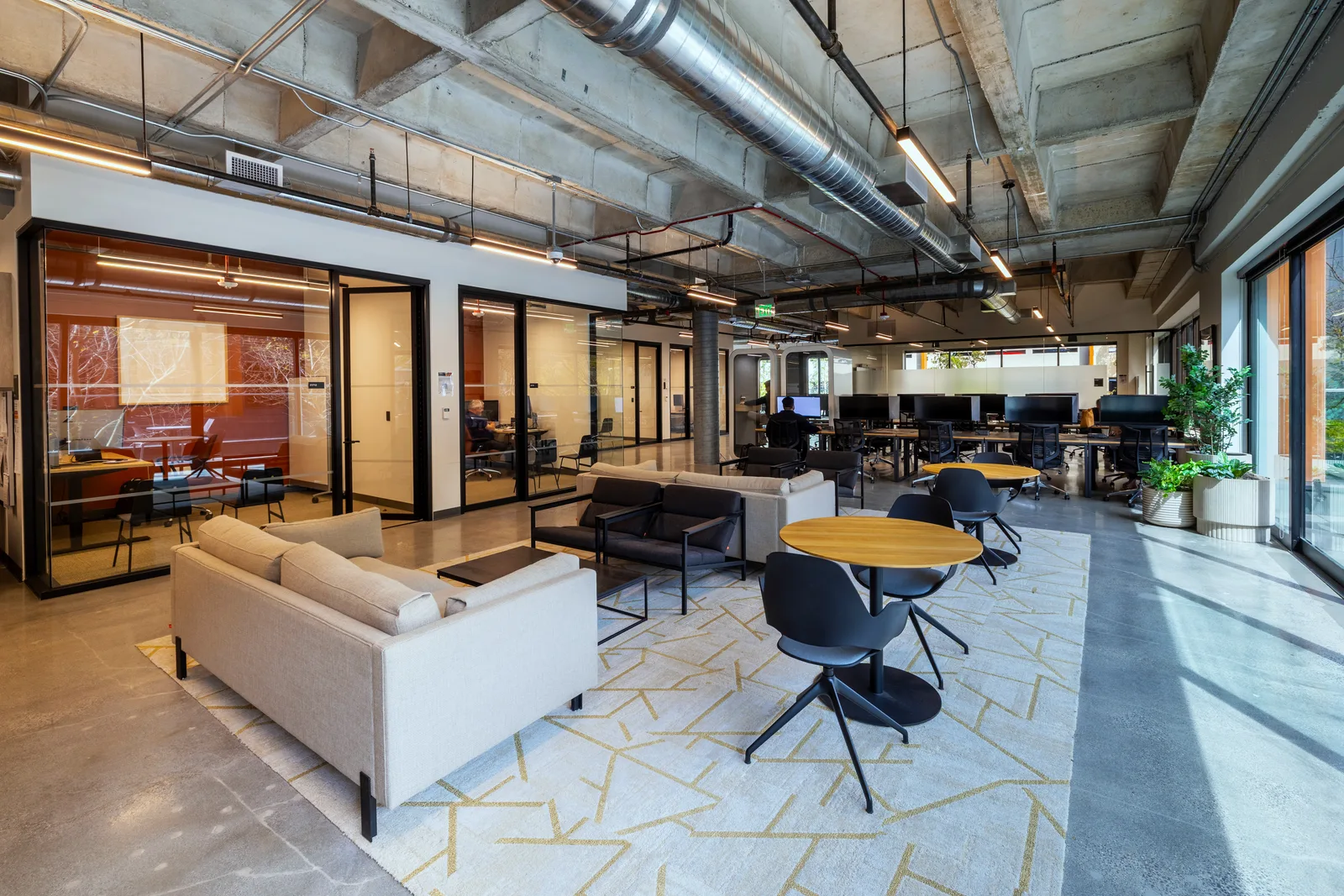 The lounge at CENTRL South Bay.