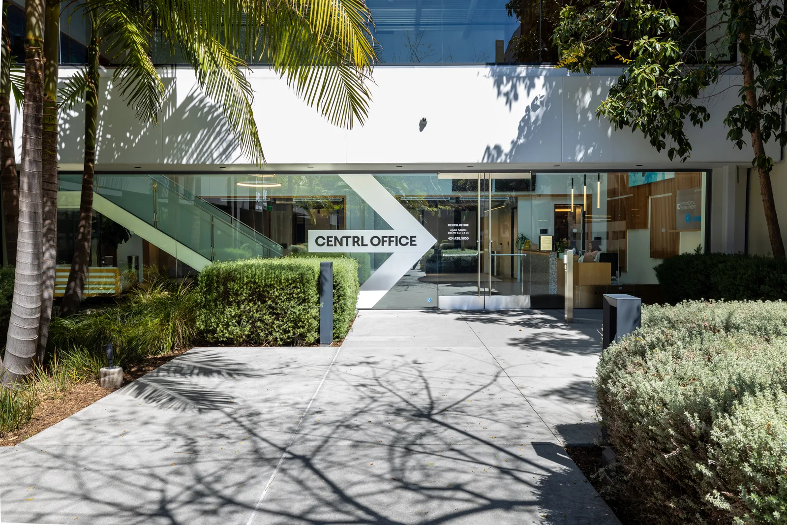 The entrance at CENTRL South Bay.