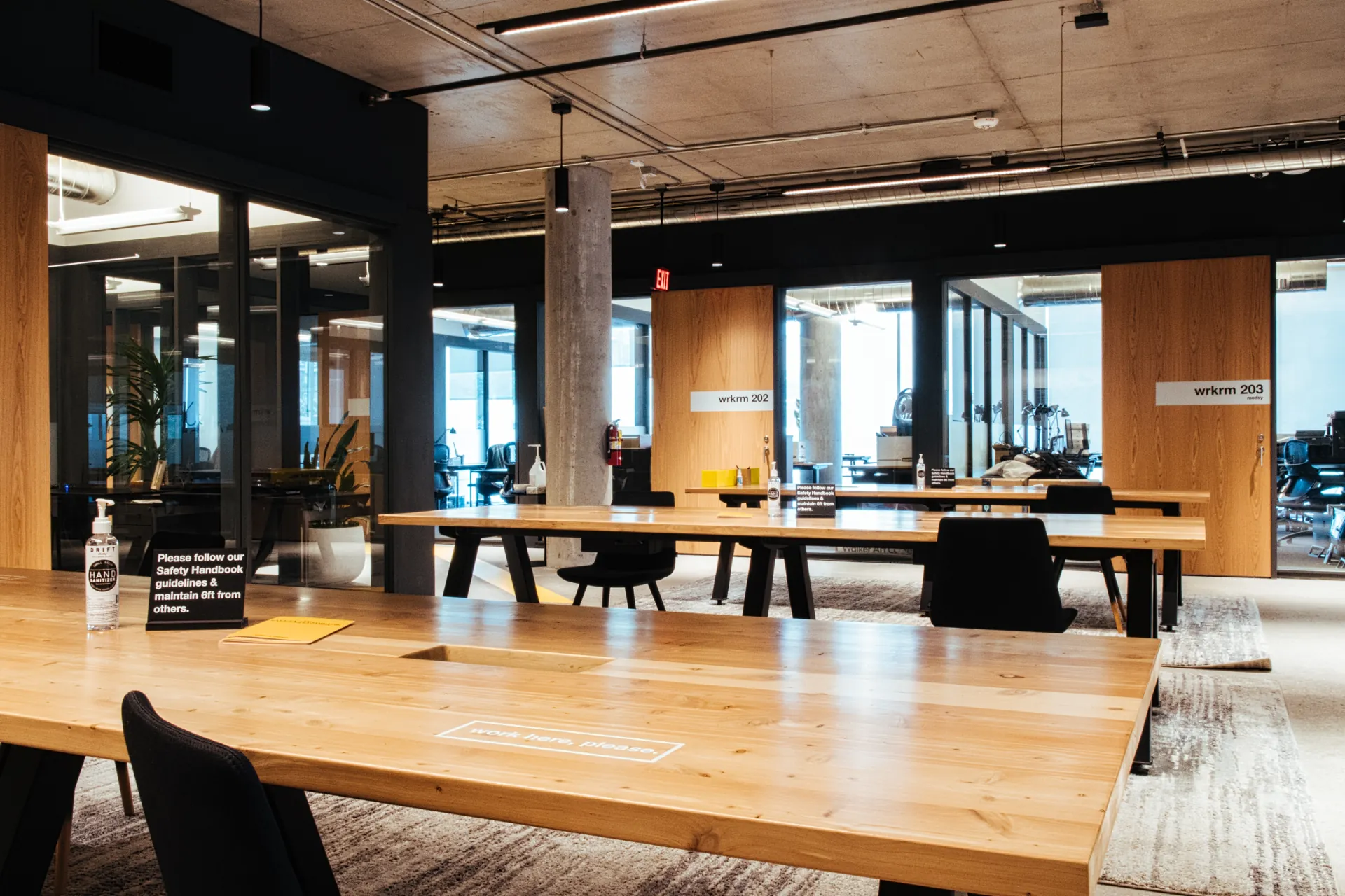 Coworking space at CENTRL Office