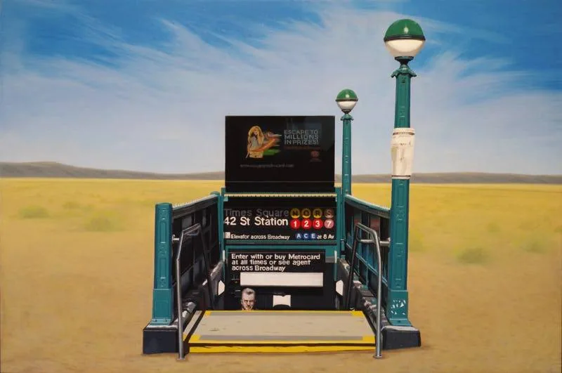 Escape | 2012 | 24″ x 36″ | oil on panel